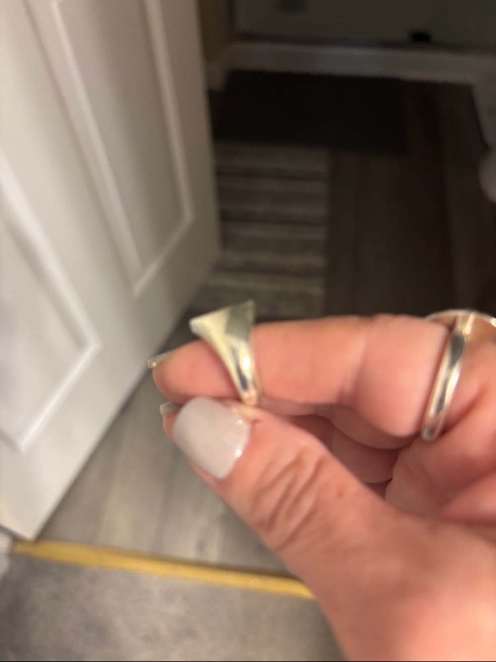 Coach sterling silver Engraved Signet Ring - Picture 2 of 6